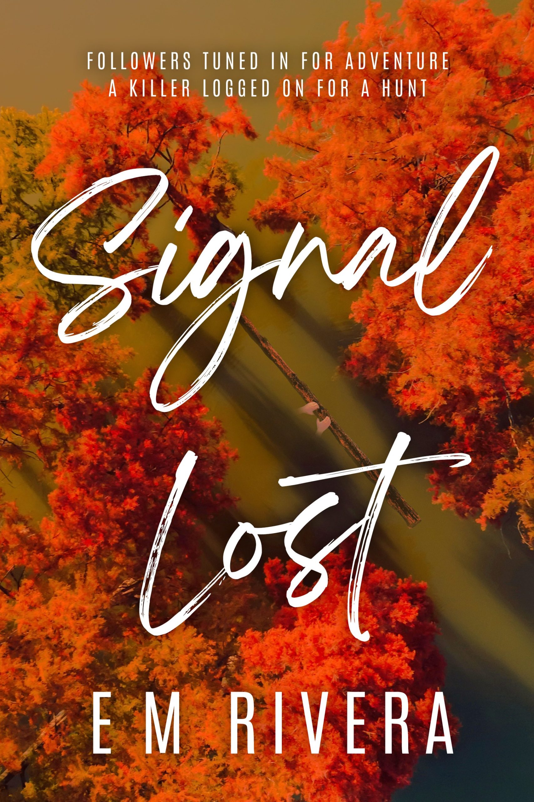 Signal Lost thriller book cover by E M RIVERA